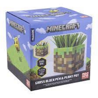 Držač Za Olovke Paladone - Minecraft - Grass Block - Pen And Plant Pot 