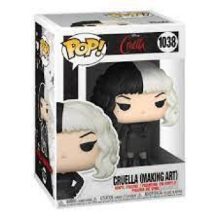 Bobble Figure Disney Pop! - Cruella (making Art) 