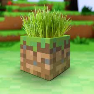 Držač Za Olovke Paladone - Minecraft - Grass Block - Pen And Plant Pot 