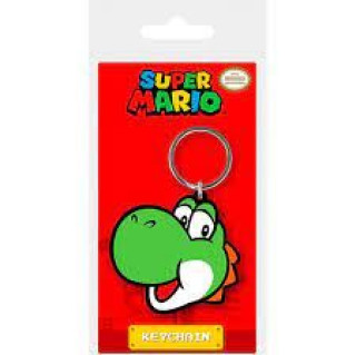 Privezak Super Mario - Yoshi 6 Cm - Rubber Keychain 