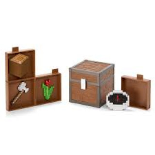 Action Figure Minecraft Inventory Chest - Forest 