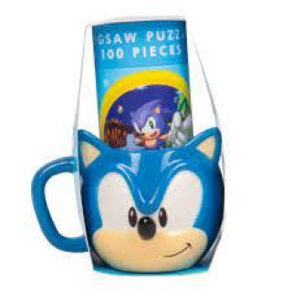 Set Mug And Puzzle - Sonic The Hedgehog - Don t Stop 