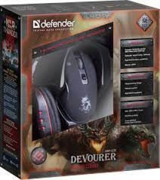 Defender Gaming Combo - Devourer Mhp-006 (miš + Slušalice + Podloga) 