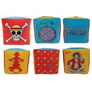 Plush One Piece -  Cubo Monkey D.Luffy 