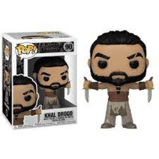 Bobble Figure Game Of Thrones Pop! - Khal Drogo With Daggers 