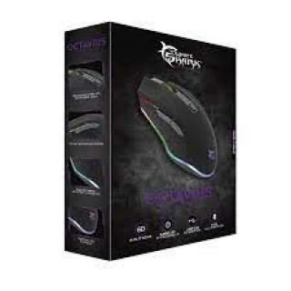 Miš White Shark - Octavius Gm-5002 - Black 
