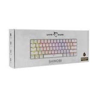 Tastatura White Shark - Shinobi GK-2022 Brown Switch - White 