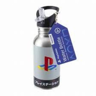 Boca Paladone Playstation Heritage - Metal Water Bottle with Straw 