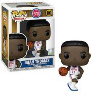 Bobble Figure Detroit Pistons Pop! - Isiah Thomas - Pistons Home 