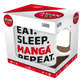 Šolja Manga - Eat, Sleep, MANGA , Repeat. 