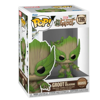 Bobble Figure Marvel - I Am Groot POP! - Groot As Wolverine 