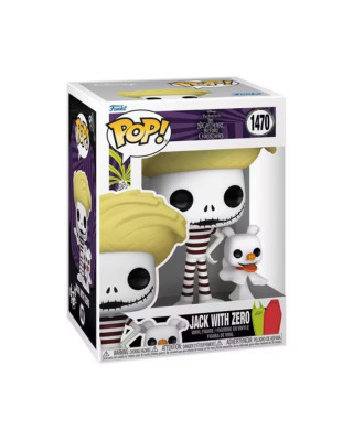 Bobble Figure Disney - The Nightmare Before Christmas POP! - Jack With Zero #147 
