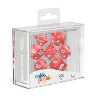 Kockice Oakie Doakie Dice Rpg Set Marble - Red (7) 