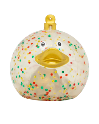 Lilalu Patkica - Glitter Christmas Ball - Rubber Duck 