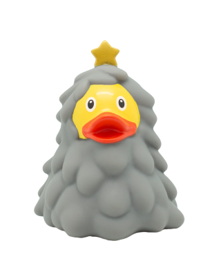 Lilalu Patkica - Grey Christmas Tree - Rubber Duck 