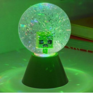 Lampa Snow Globe Paladone - Minecraft LED Glitter Ball 