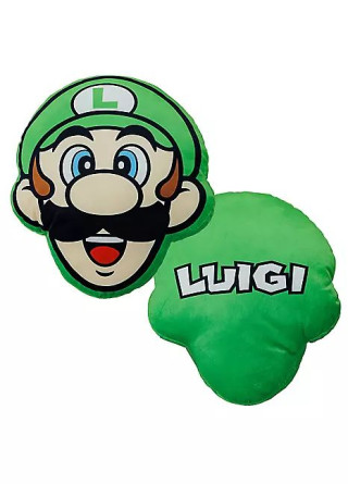 Jastuk Super Mario -  Luigi Happy Face 3D 