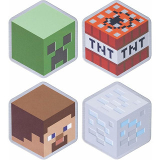 Podmetači za čaše Paladone - Minecraft Metal Coasters 