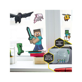 Nalepnice Paladone - Minecraft Window Cling Decals 