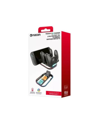 Punjač za Gamepad Nacon Charging Station For 2 Joy-Con + Pro Controller 
