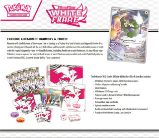 Društvena igra - Pokemon - TCG Scarlet & Violet - White Flare Elite Trainer Box 