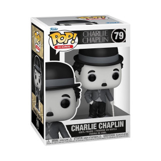 Bobble Figure Icons - Charlie Chaplin POP! - Charlie Chaplin 