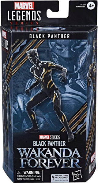 Action Figure Marvel - Black Panther Wakanda Forever - Legends Series - Black Pa 