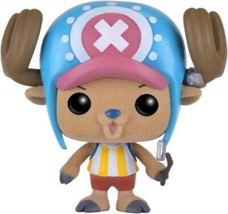 Bobble Figure Anime - One Piece POP! - TonyTony, Chopper (Flocked) 