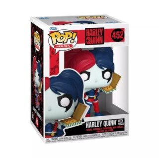 Bobble Figure Heroes - DC Harley Quinn POP! - Harley Quinn With Pizza 