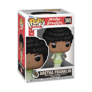 Bobble Figure Rocks - Aretha Franklin POP! - Aretha Franklin Green Dress 