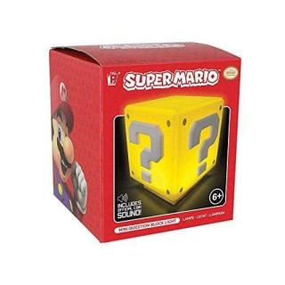 Lampa Paladone Super Mario - Mini Question Block With Sound 