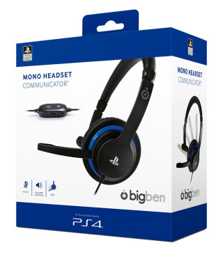 Slušalice Bigben Mono Headset Communicator - Black & Blue 