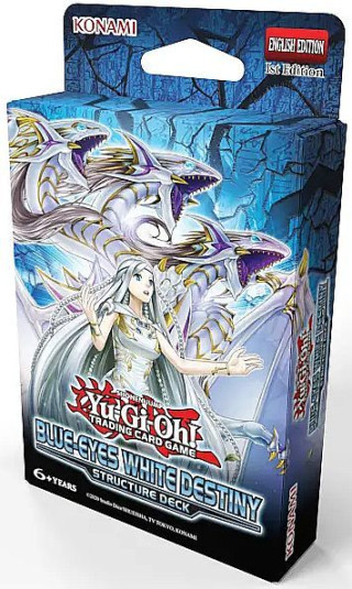 Board Game - Yu-Gi-Oh! TCG Structure Deck - Blue-Eyes White Destiny 