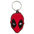 Privezak Marvel Comics - Deadpool Face 6 Cm - Rubber Keychain