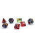 Kockice Chessex - Nebula - Luminary - Primary & Blue (7)