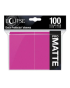Ultra Pro Matte Eclipse Standard Deck Protector Sleeves - Hot Pink 