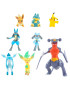 Mini Figure Pokemon - Battle Ready - Gamebraker - 8 Figures 