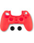 Spartan Gear Controller Silicon Skin Cover & Thumb Grips Red 