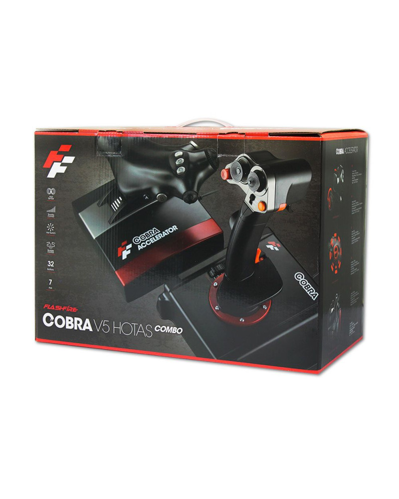 Dzojstik Cobra V5 Hotas - Flight Simulation Combo Joystick 