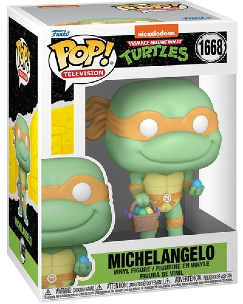 Bobble Figure Movies - Teenage Mutant Ninja Turtles POP! - Easter Michelangelo 