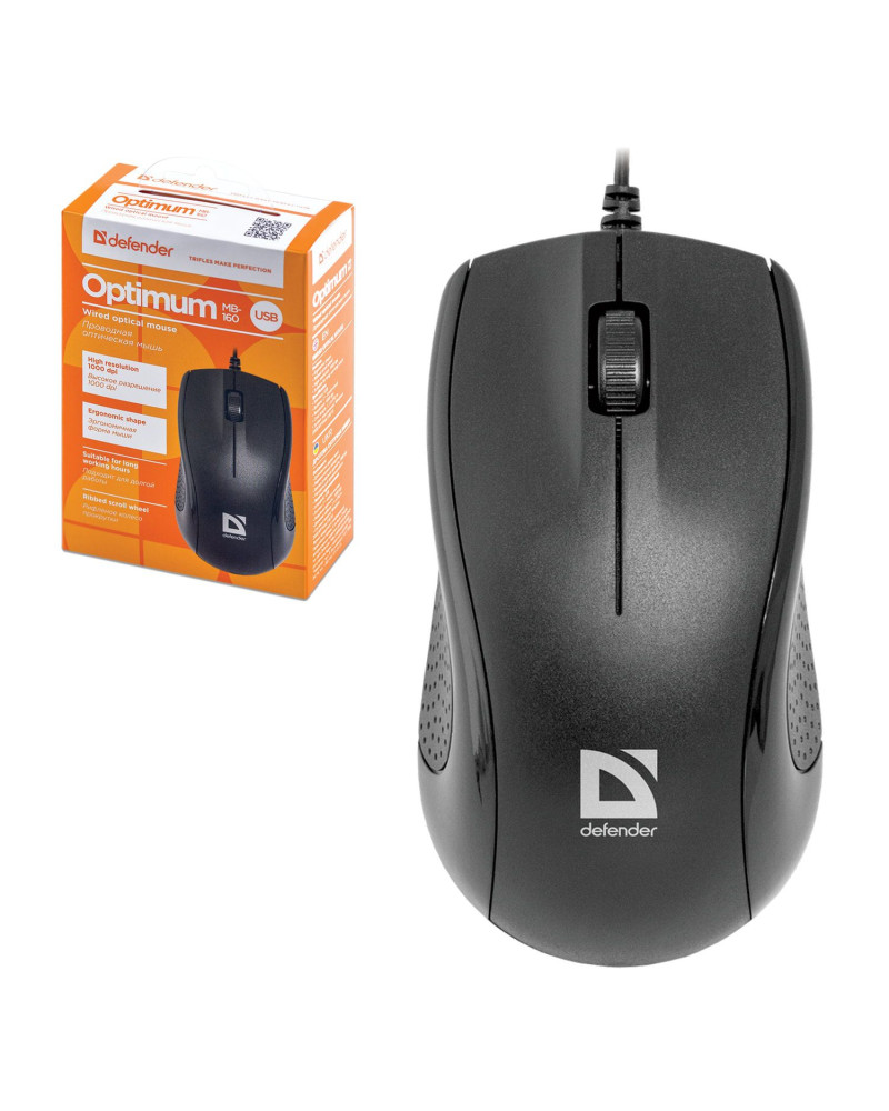 Miš Defender Optimum MB-160 - Wired Optical Mouse 
