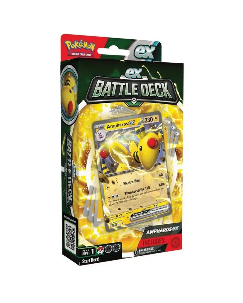 Board Game - Pokemon - TCG - ex Battle Deck - Lucario & Ampharos 