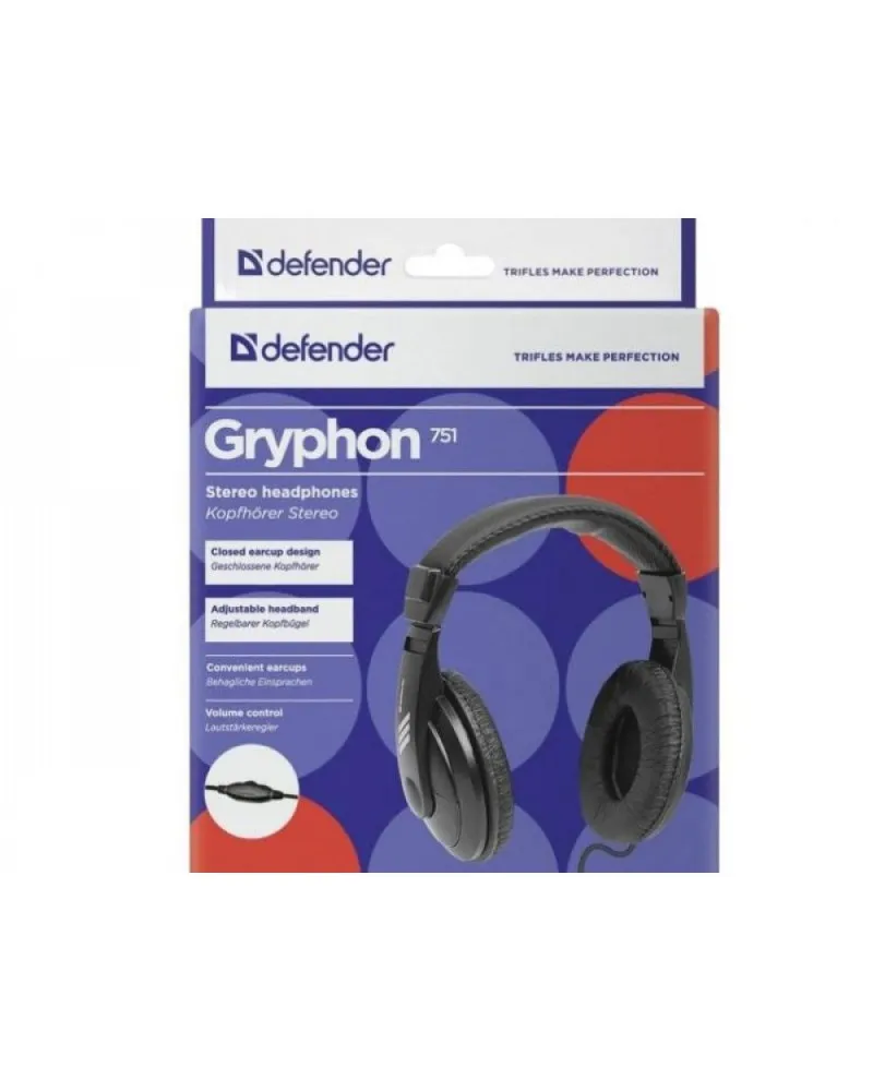 Slušalice Defender Gryphon 751 - Black 