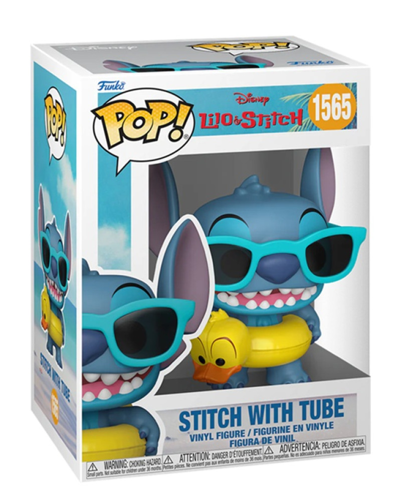Bobble Figure Disney - Lilo & Stitch POP! - Stitch With Tube 