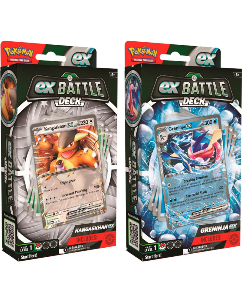 Board Game - Pokemon - Tcg Ex Battle Deck - Kangaskhan & Greninja 
