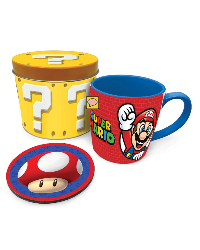 Šolja i Podmetač Super Mario - Lets a Go 