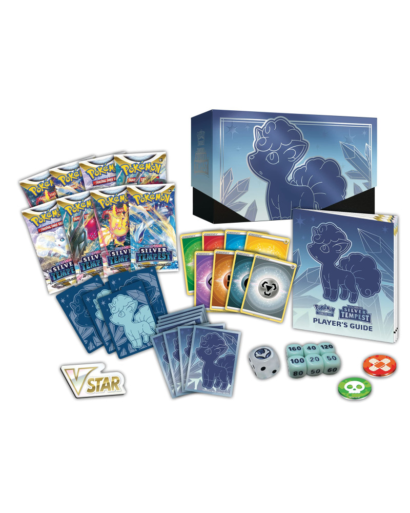 Board Game - Pokemon - TCG Sword & Shield - Silver Tempest - Elite Trainer Box 