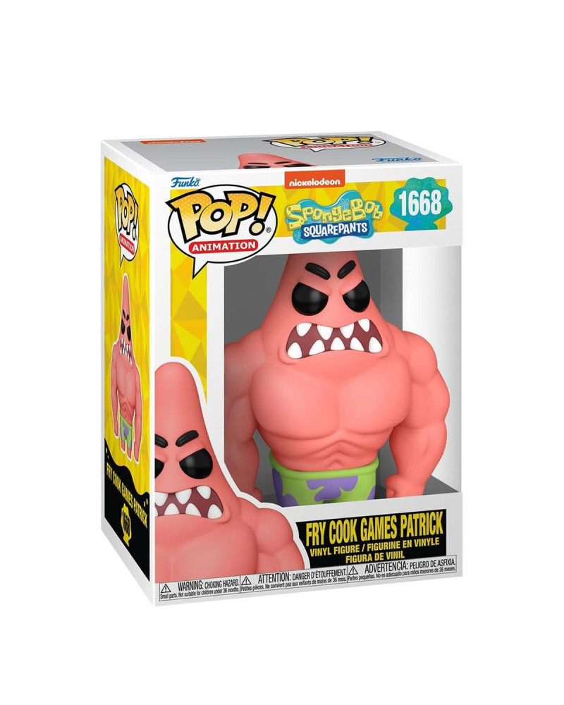 Bobble Figure Animation - SpongeBob Squarepants POP! - Fry Cook Games Patrick 