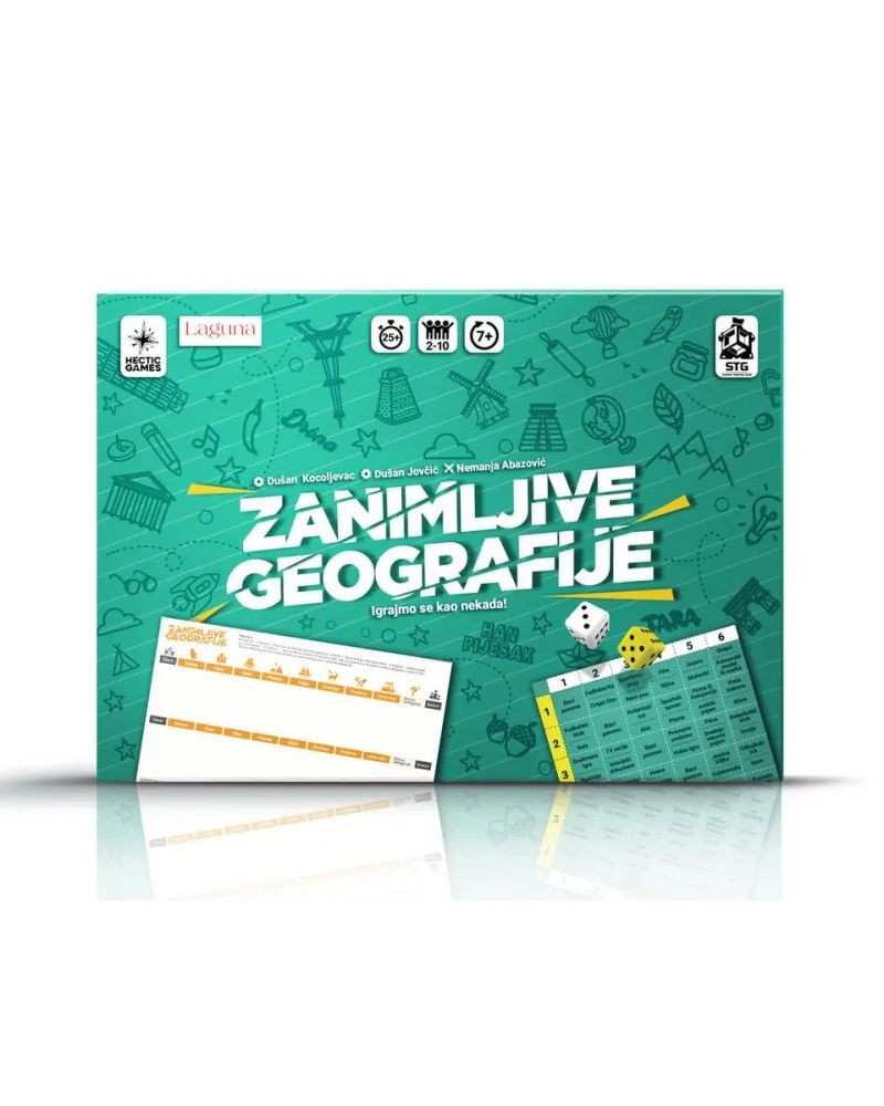 Društvena igra Zanimljive Geografije 