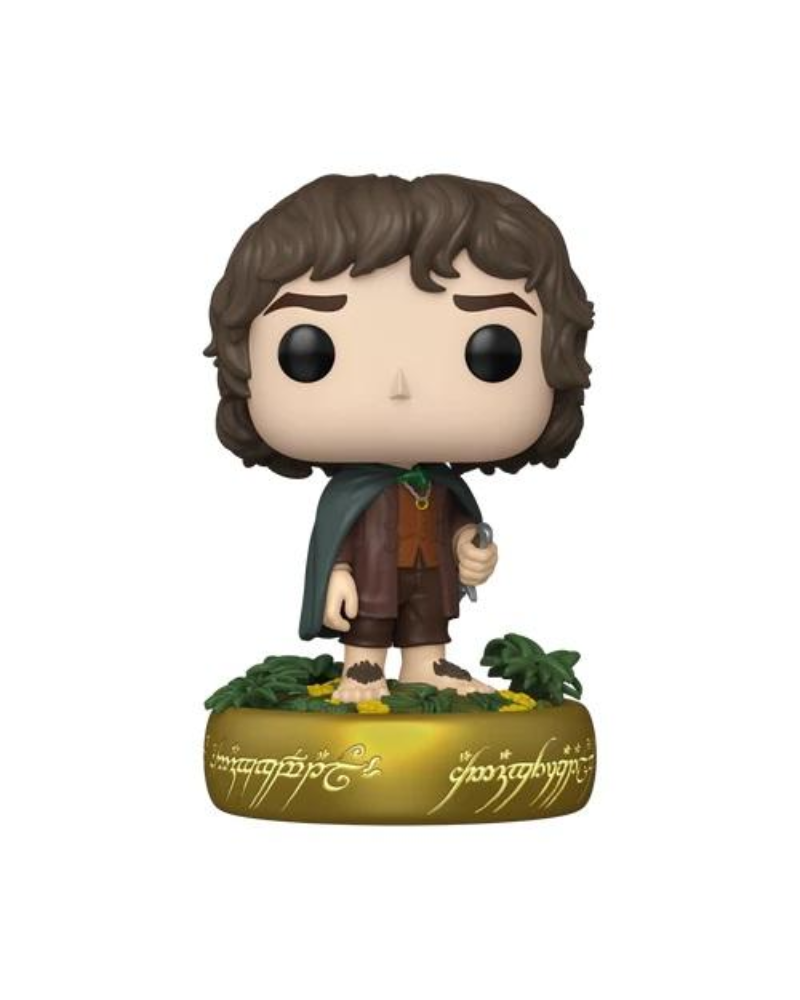Bobble Figure Movies - The Lord of the Rings POP! - Frodo Baggins On Ring #1832 